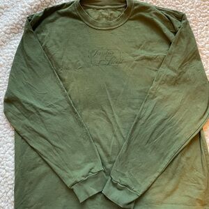 Taylor Long Sleeve Green Shirt